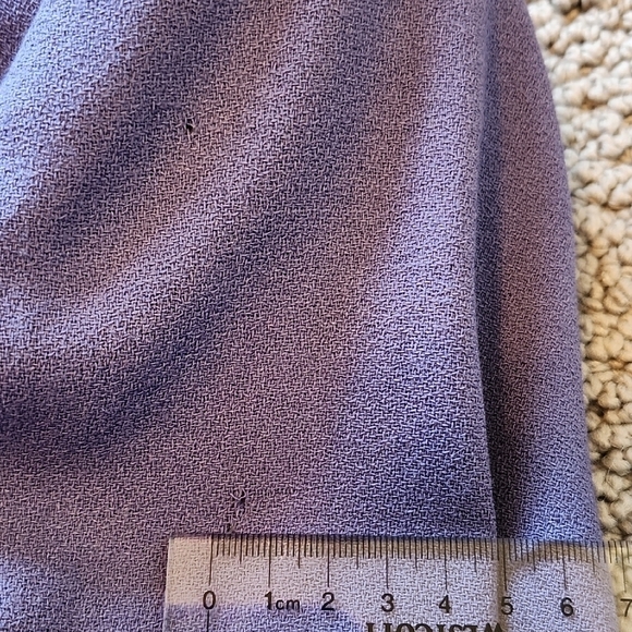 Le Suit Women's 8 Button Periwinkle Blue Lined 100% Wool Blazer Size 20W - Picture 10 of 10